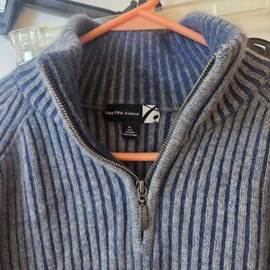 Men's Cashmere quarter zip, Size XL